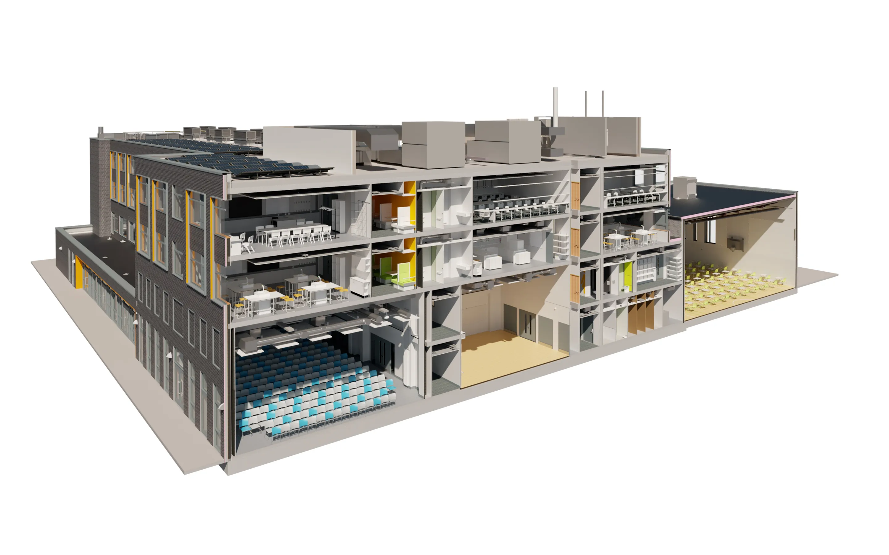 Section of BIM model